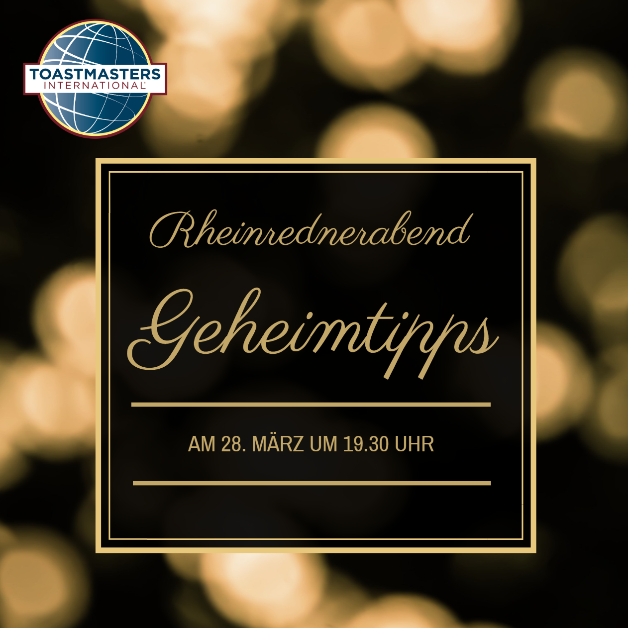 Toastmasters-Abend Geheimtipps